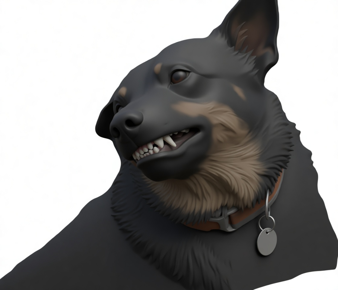 Doberman Pinscher Bust free 3D printable STL
