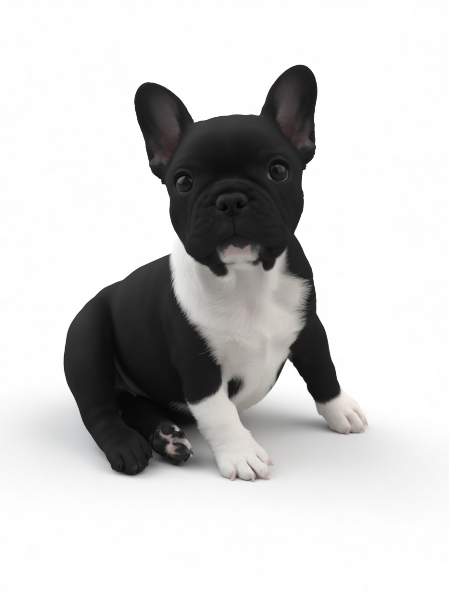 French Bulldog Puppy Figurine free 3D printable STL