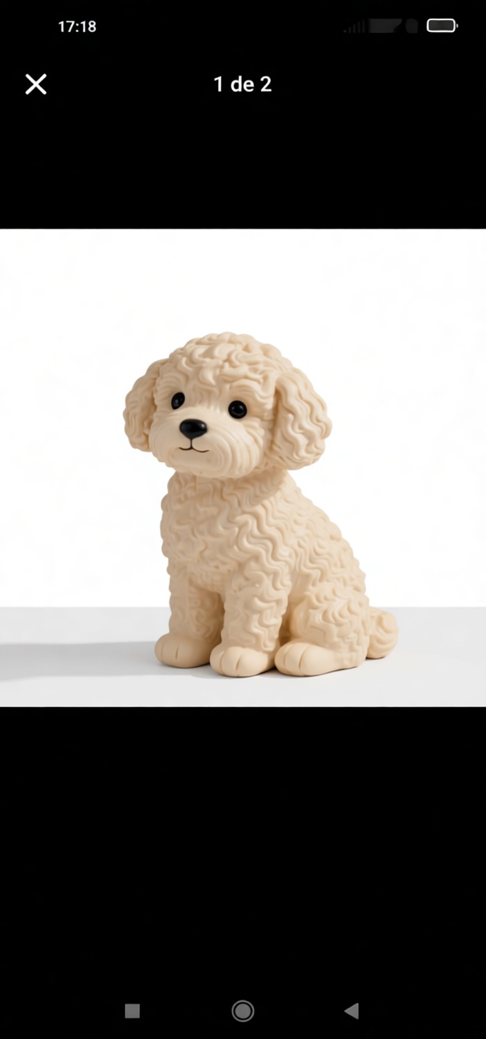 Poodle Puppy Figurine free 3D printable STL