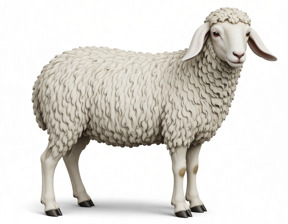 Merino Sheep Figurine free 3D printable STL