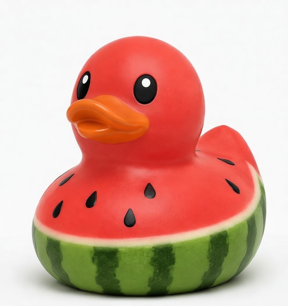 Watermelon Duck Figurine free 3D printable STL