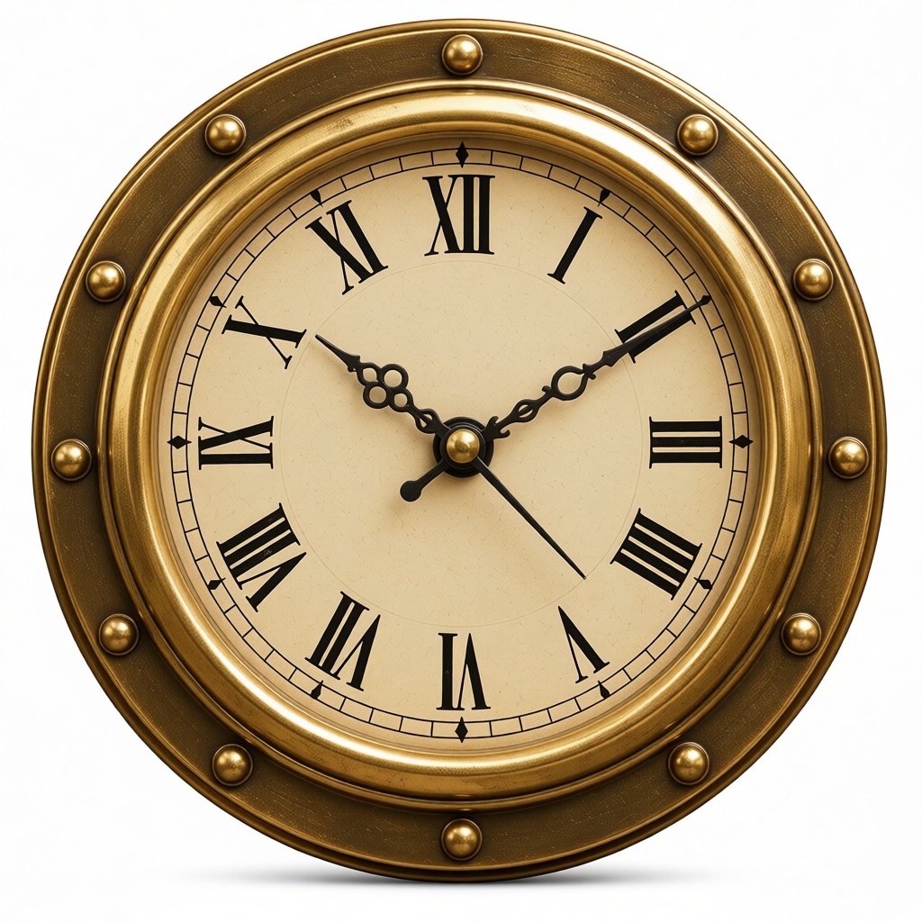 Nautical Porthole Clock free 3D printable STL