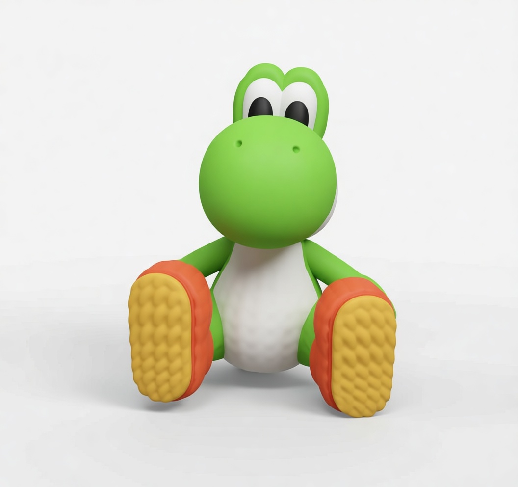 Yoshi Figurine free 3D printable STL