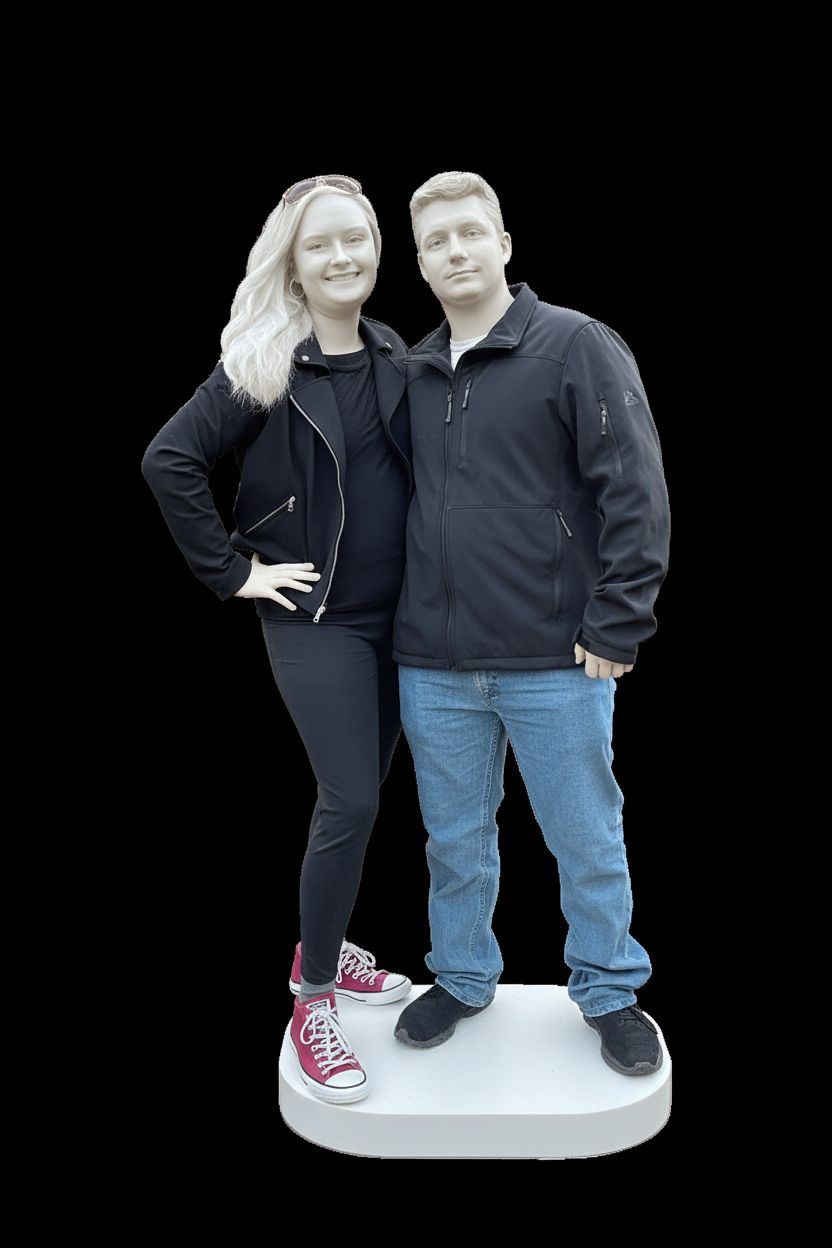 Realistic 3D Couple Model free 3D printable STL