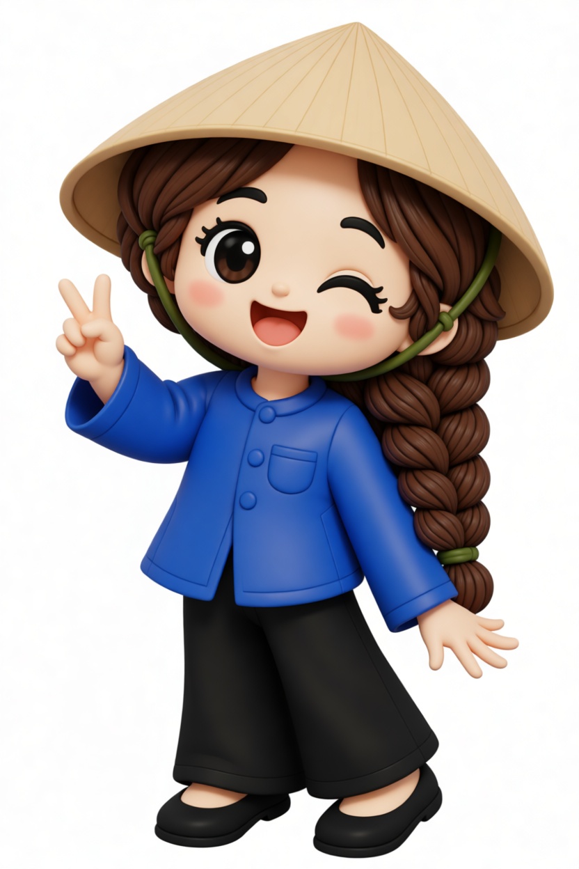 Vietnamese Girl Figurine free 3D printable STL