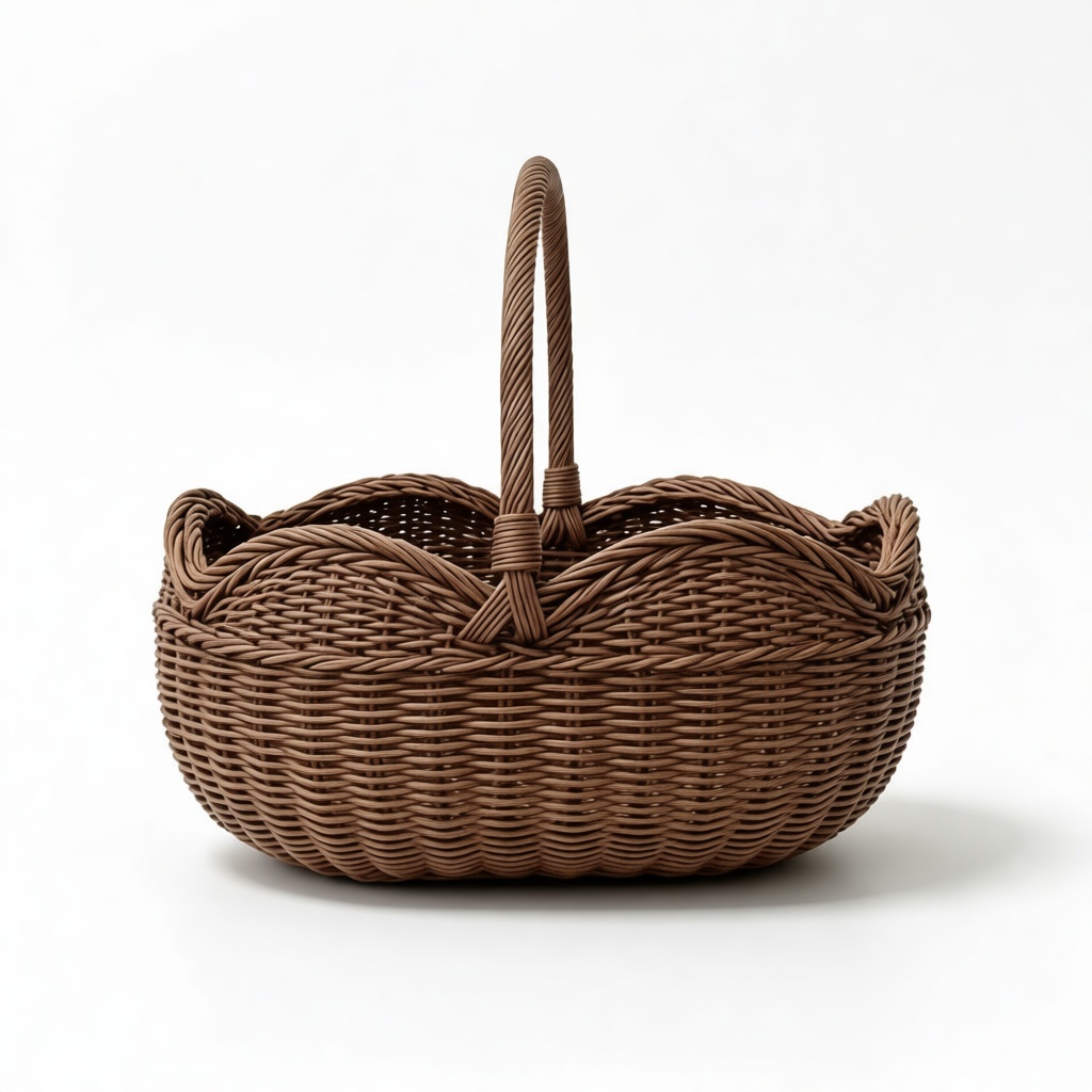 Wicker Basket Model free 3D printable STL