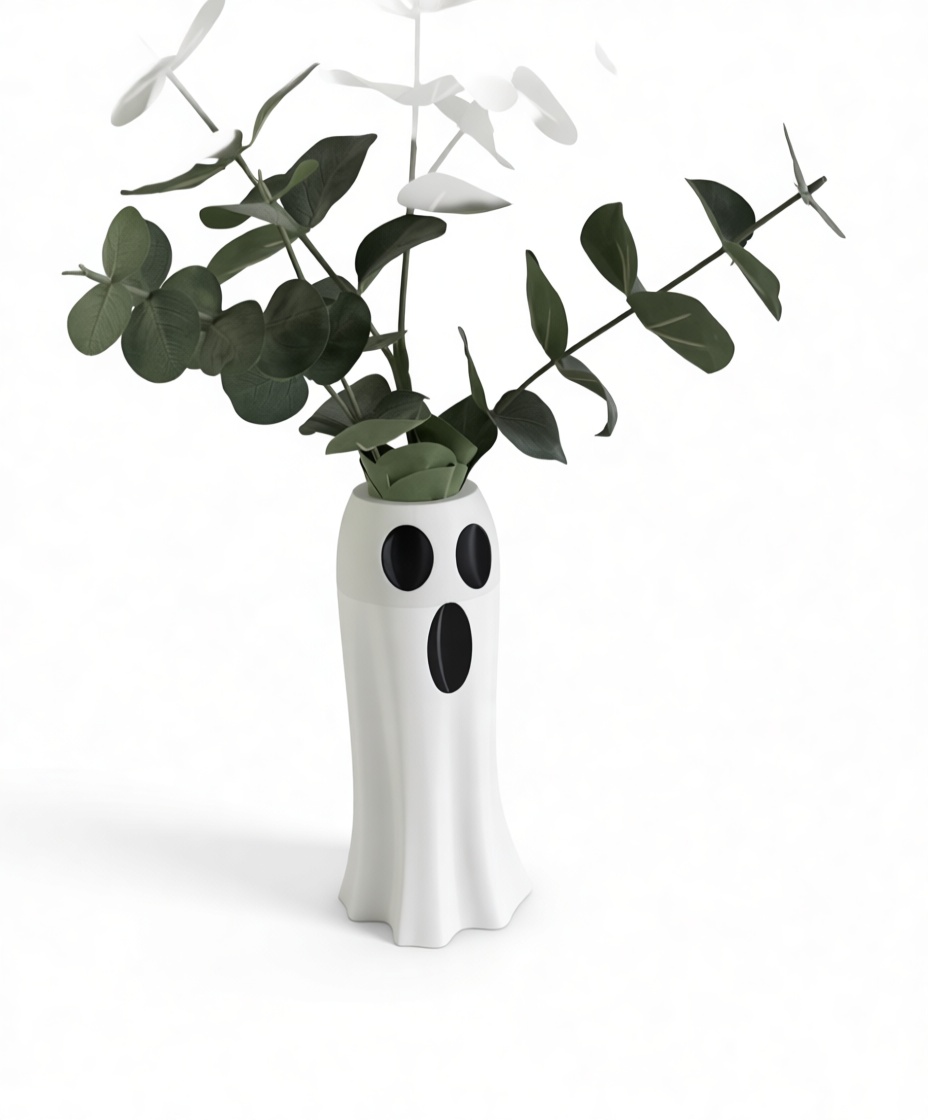 Ghost Vase Sculpture free 3D printable STL