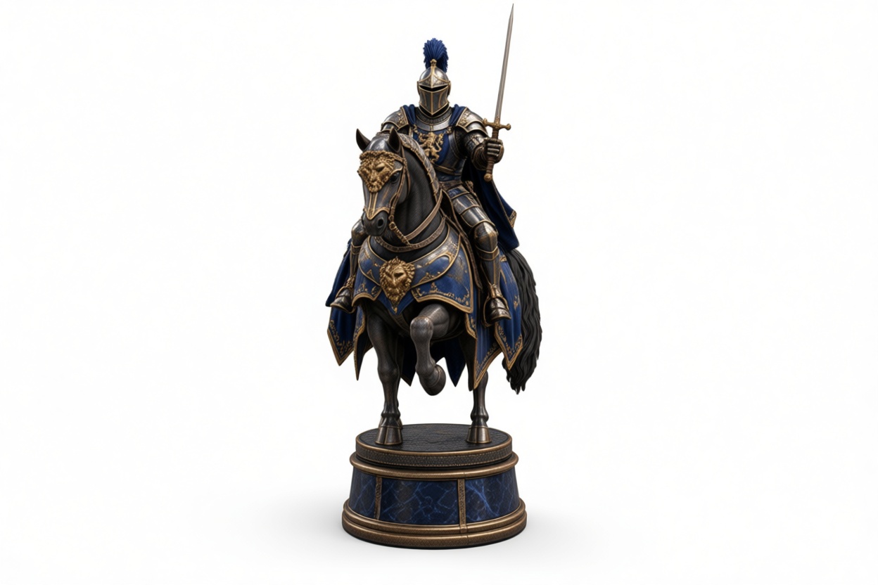 Medieval Knight Statue free 3D printable STL