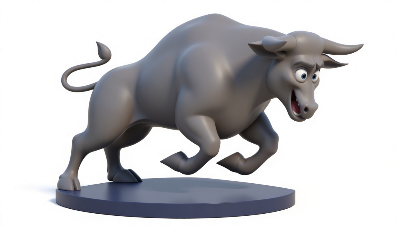 Animated Bull Figurine free 3D printable STL