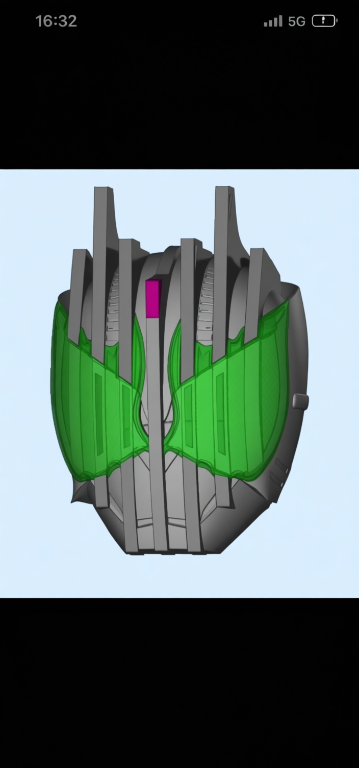 Kamen Rider W Cyclone Helmet free 3D printable STL