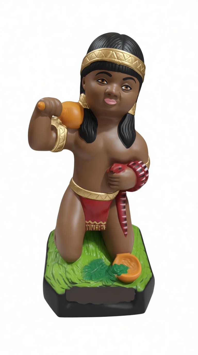 Native Amazonian Warrior Figurine free 3D printable STL