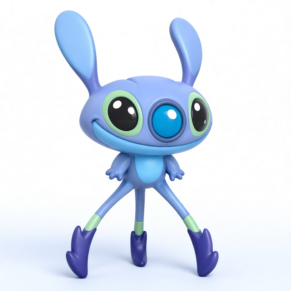 Stitch Stylized Figurine free 3D printable STL