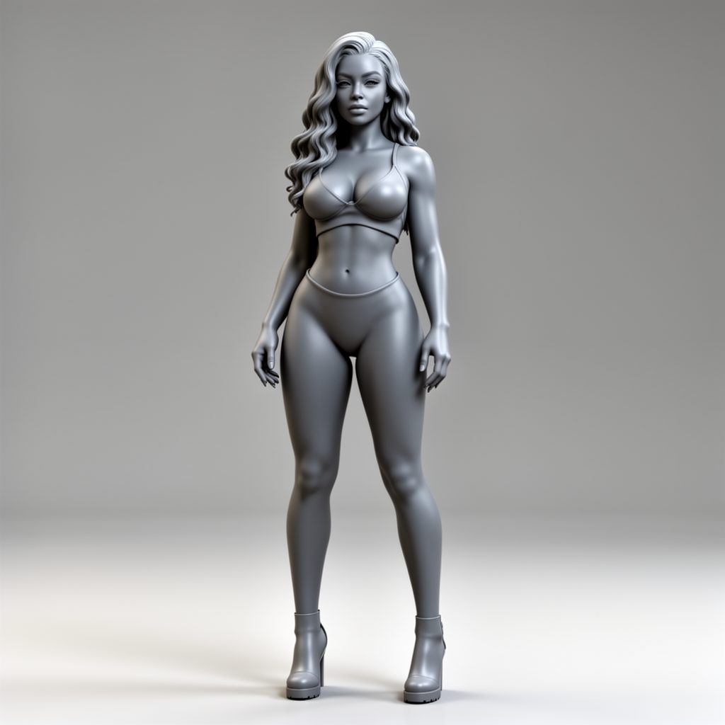 Megan Thee Stallion Figurine free 3D printable STL
