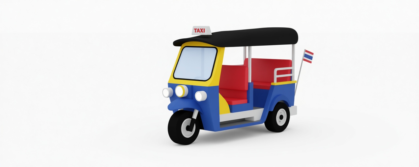Thai Tuk Tuk Model free 3D printable STL