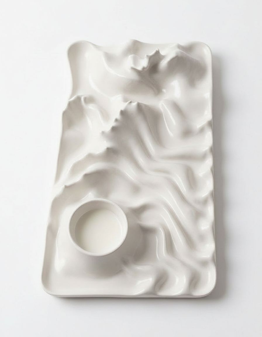 Topographic Terrain Tray free 3D printable STL