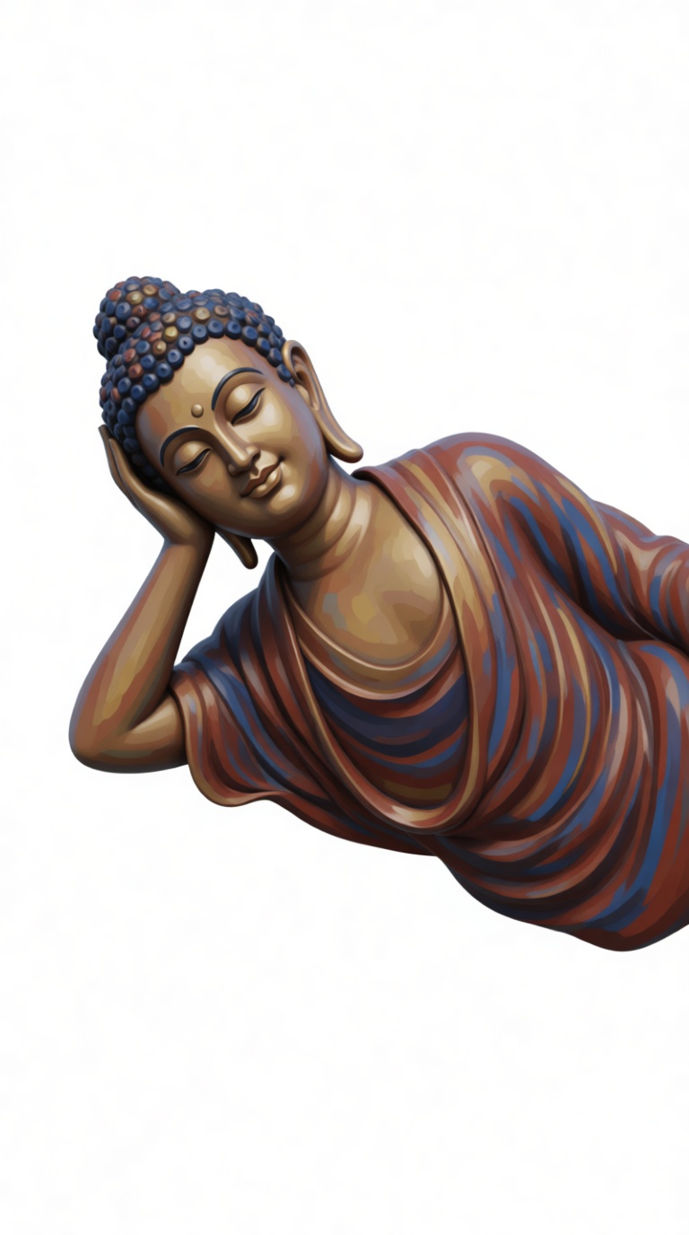 Reclining Buddha Statue free 3D printable STL