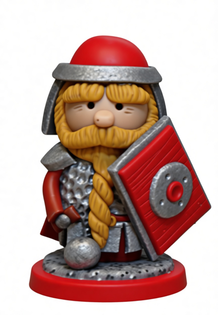 Viking Warrior Figurine free 3D printable STL