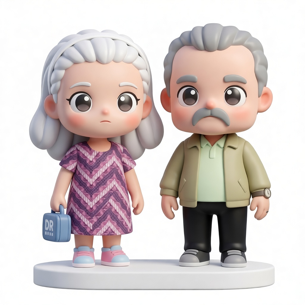 Meredith and Harold Figurines free 3D printable STL