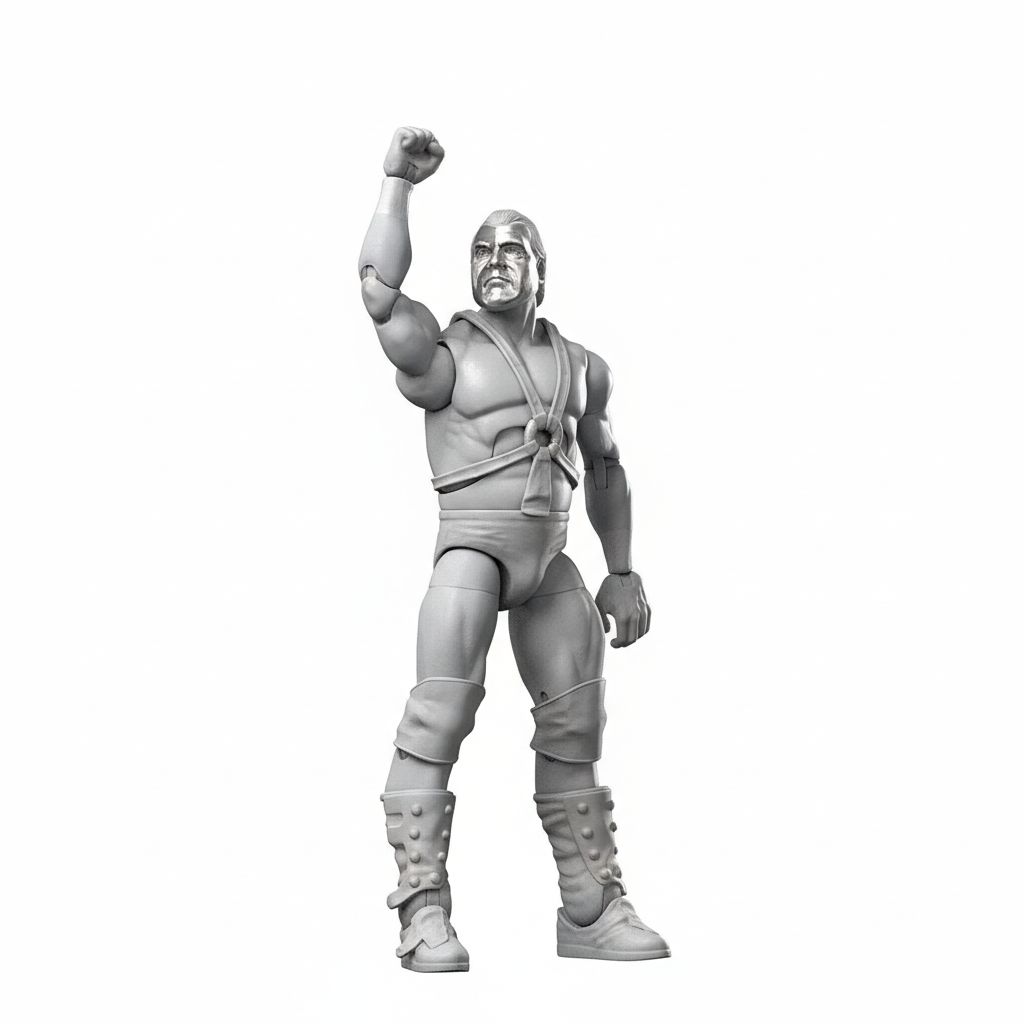 Hulk Hogan Action Figure free 3D printable STL