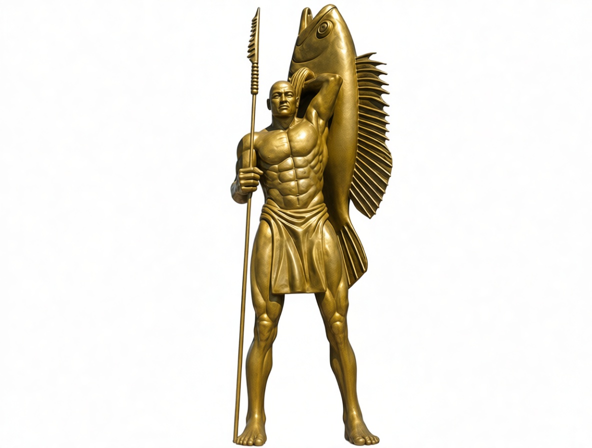 Ancient Fisherman Statue free 3D printable STL