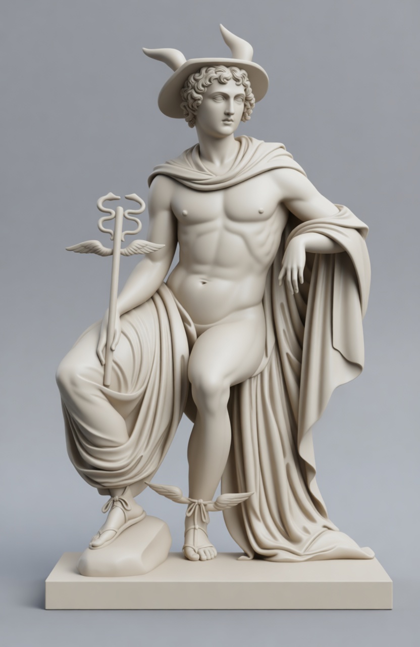 Hermes Statue free 3D printable STL