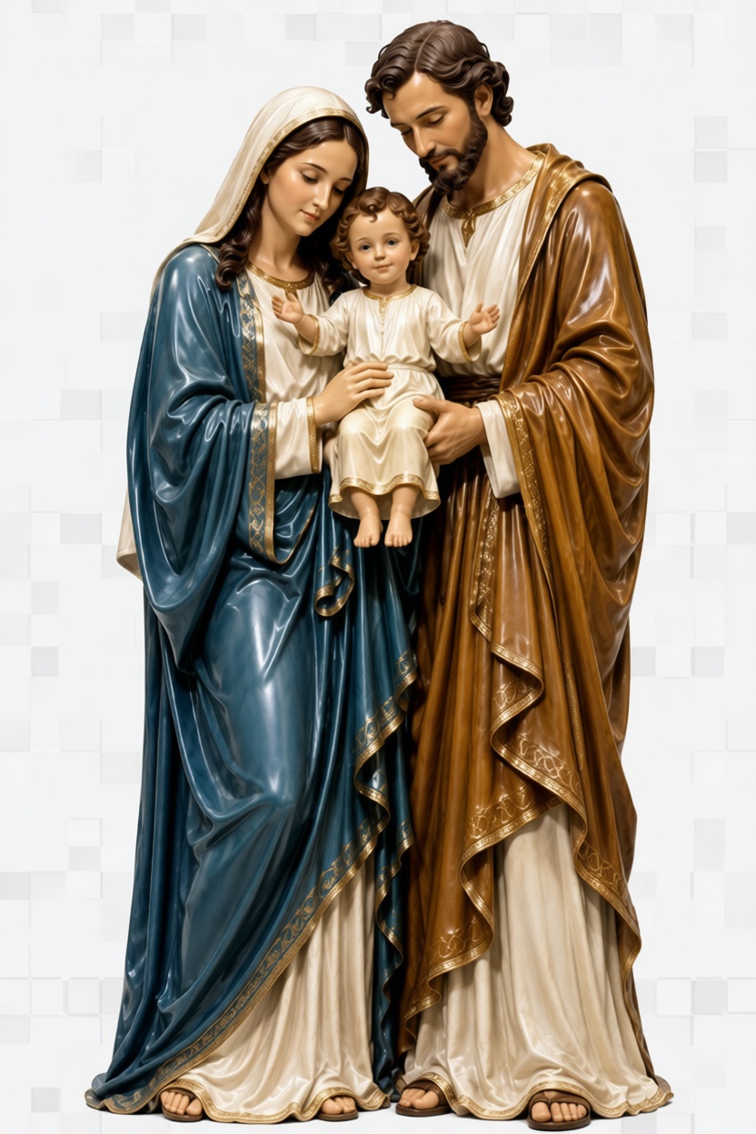 Holy Family Statue free 3D printable STL