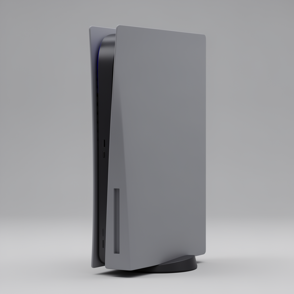 Sony PlayStation 5 Slim Model free 3D printable STL