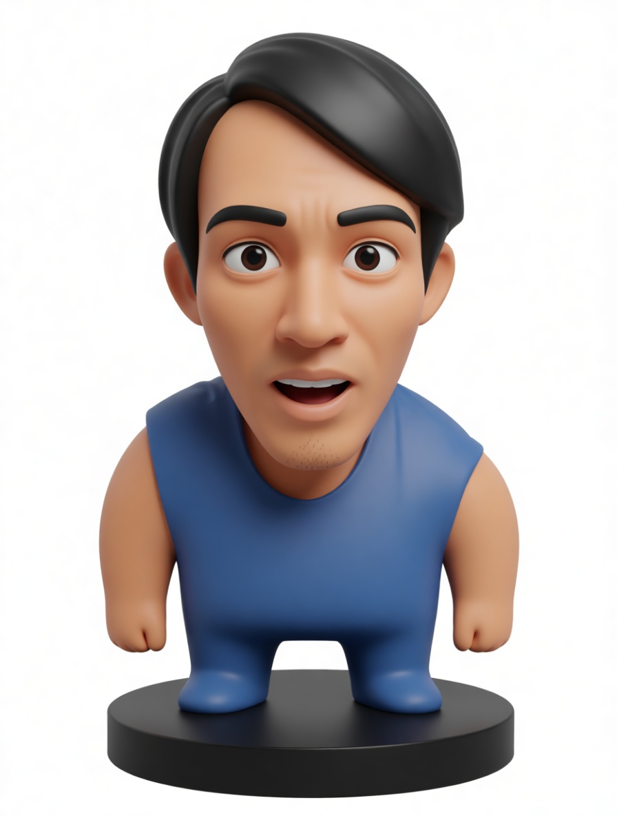 Asian Man Figurine free 3D printable STL