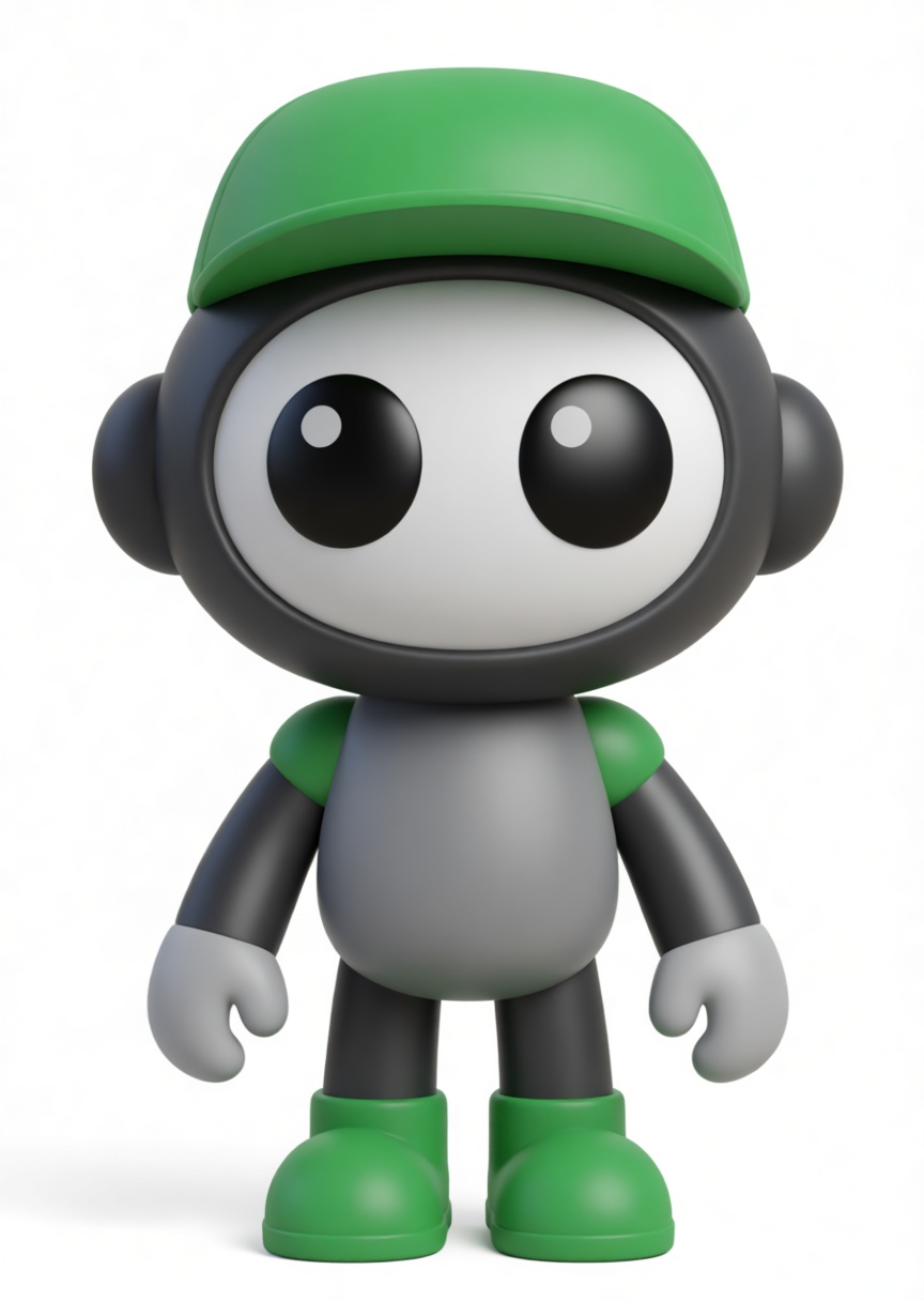 Cute Robot Figurine free 3D printable STL