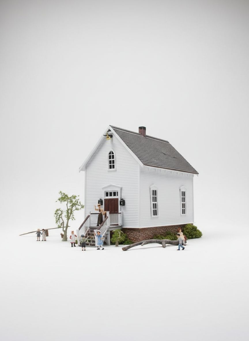 Farmhouse Miniature Model free 3D printable STL