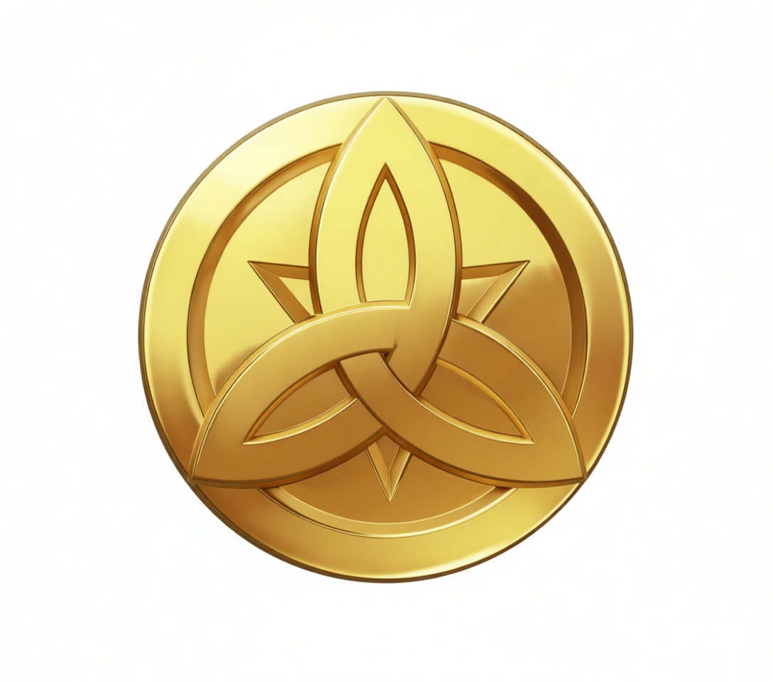 Celtic Triquetra Medallion free 3D printable STL
