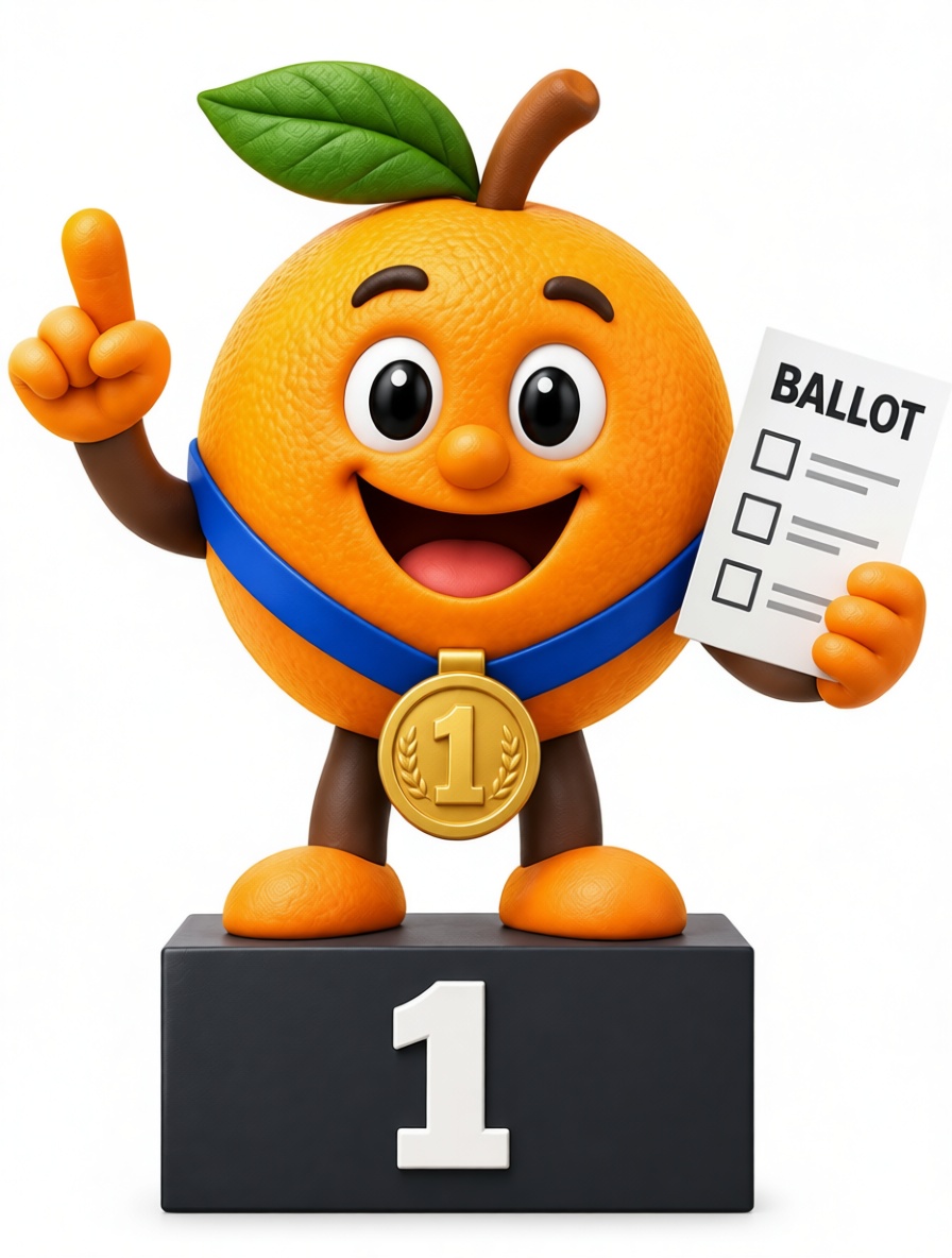 Orange Mascot Figurine free 3D printable STL