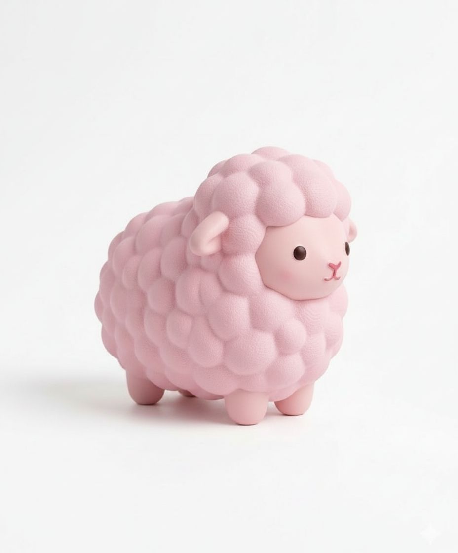 Pink Sheep Figurine free 3D printable STL