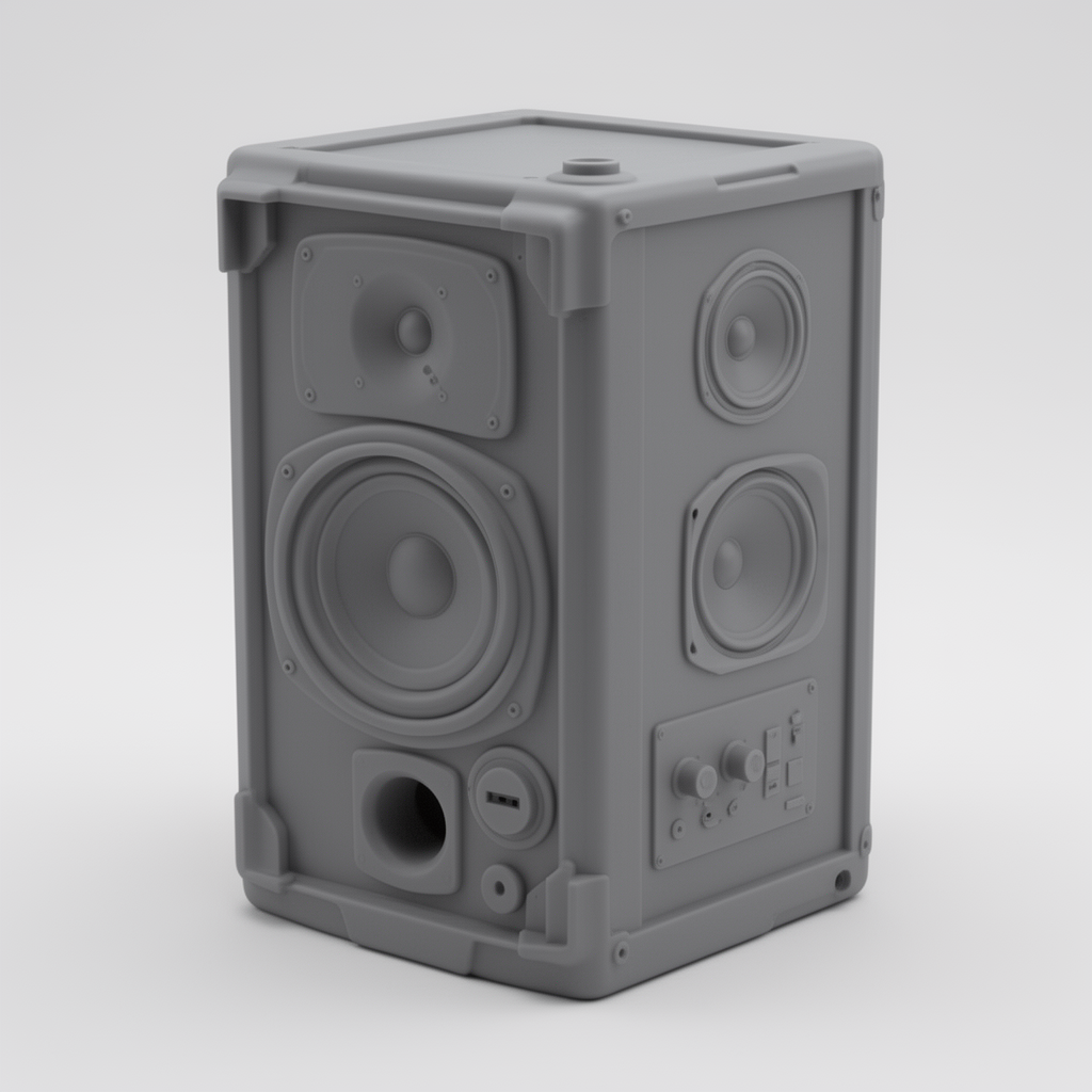 Bob Quatro Via Speaker free 3D printable STL