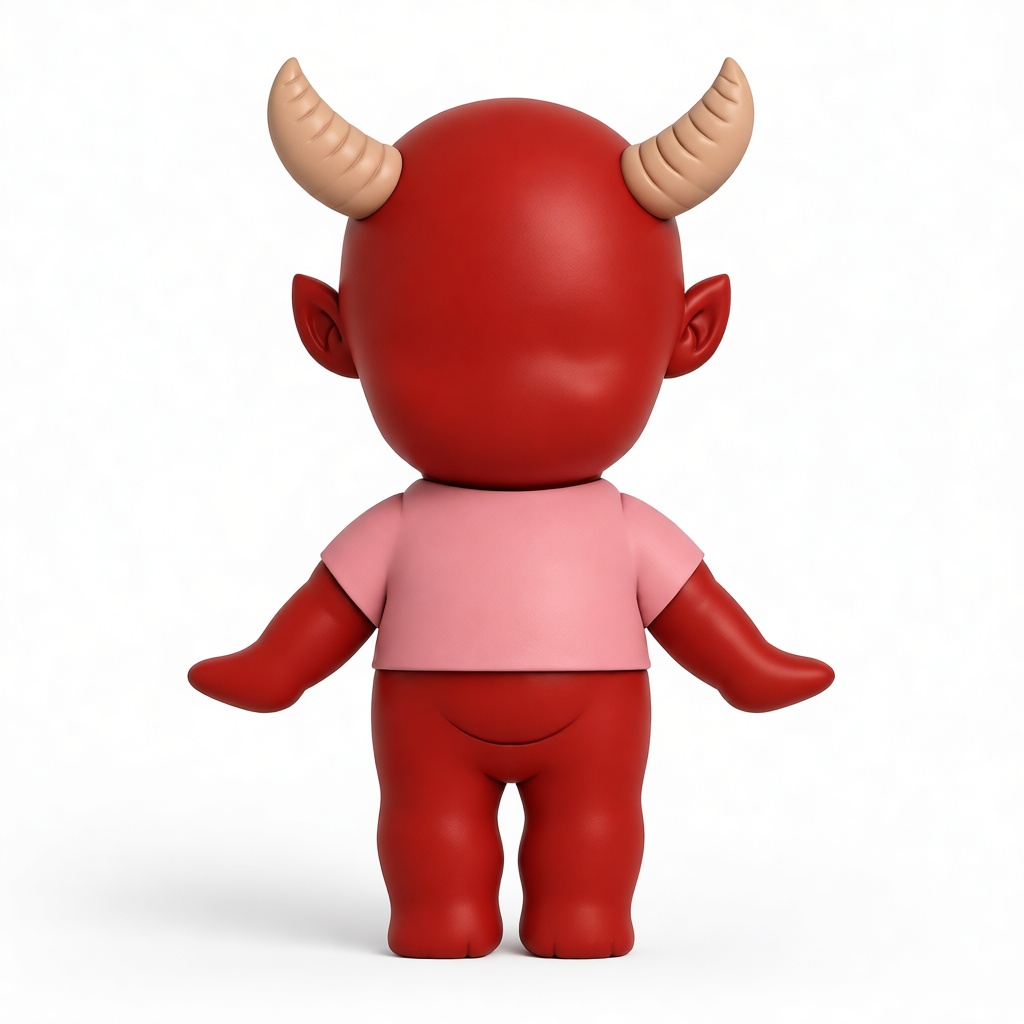 Cute Red Devil Figurine free 3D printable STL