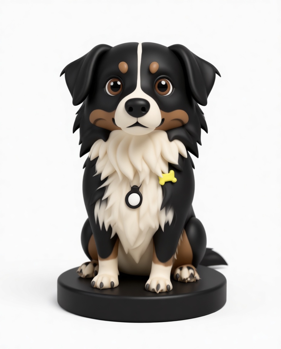 Bernese Mountain Dog Figurine free 3D printable STL