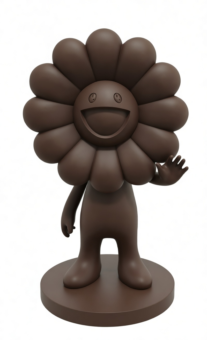 Takashi Murakami Flower Figurine free 3D printable STL