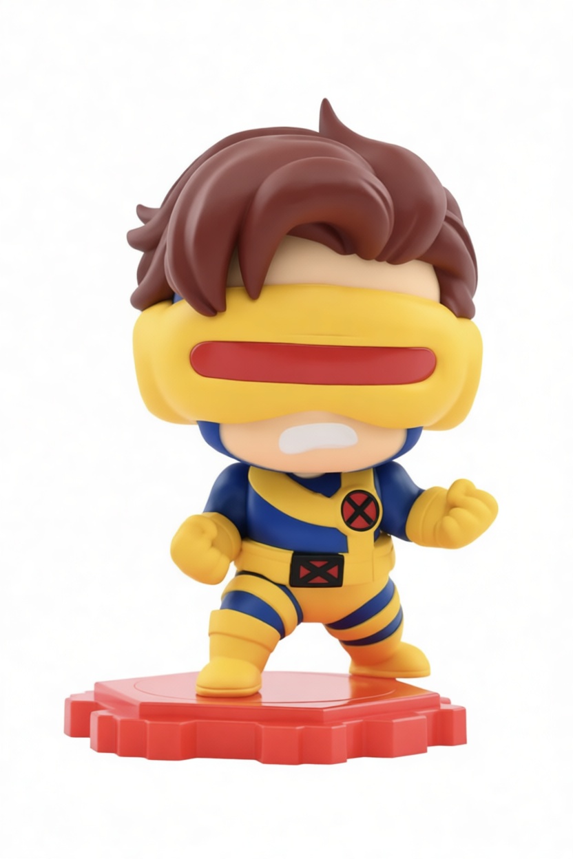 Cyclops X-Men Figurine free 3D printable STL