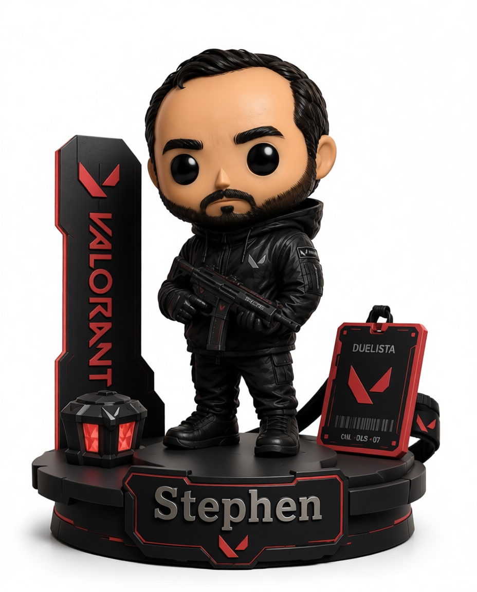Stephen Valorant Figurine free 3D printable STL