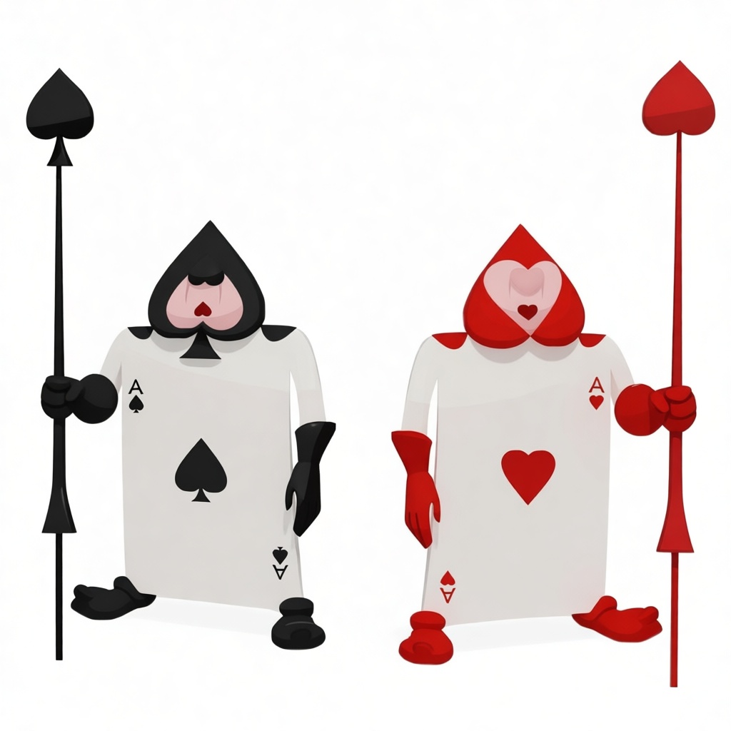 Ace Playing Card Figures free 3D printable STL