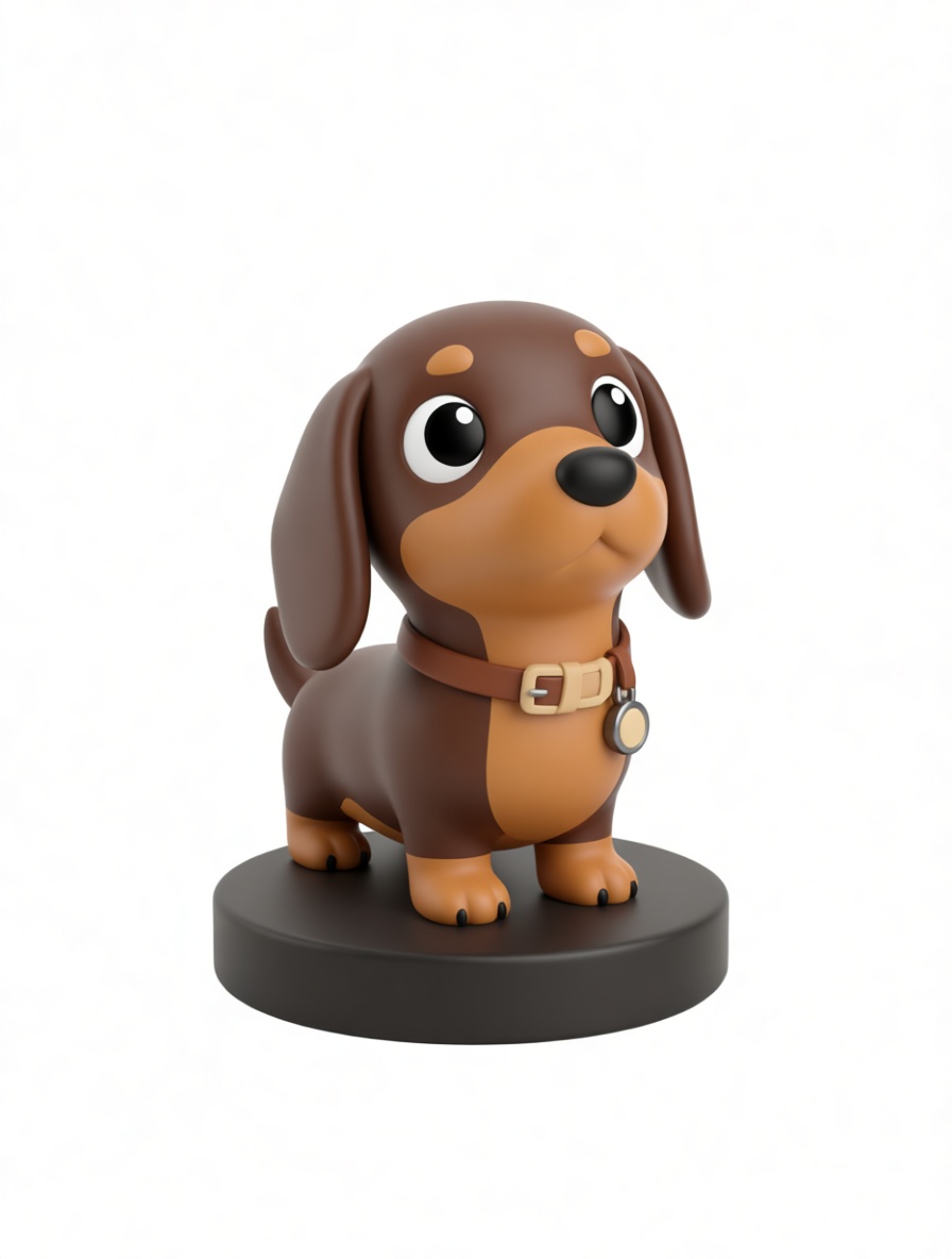 Dachshund Dog Figurine free 3D printable STL