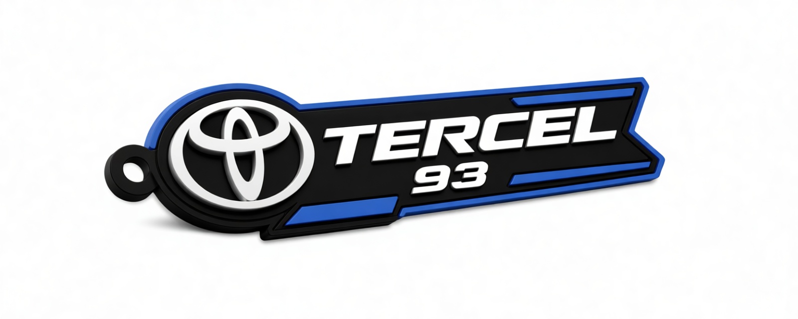 Toyota Tercel 93 Keychain free 3D printable STL
