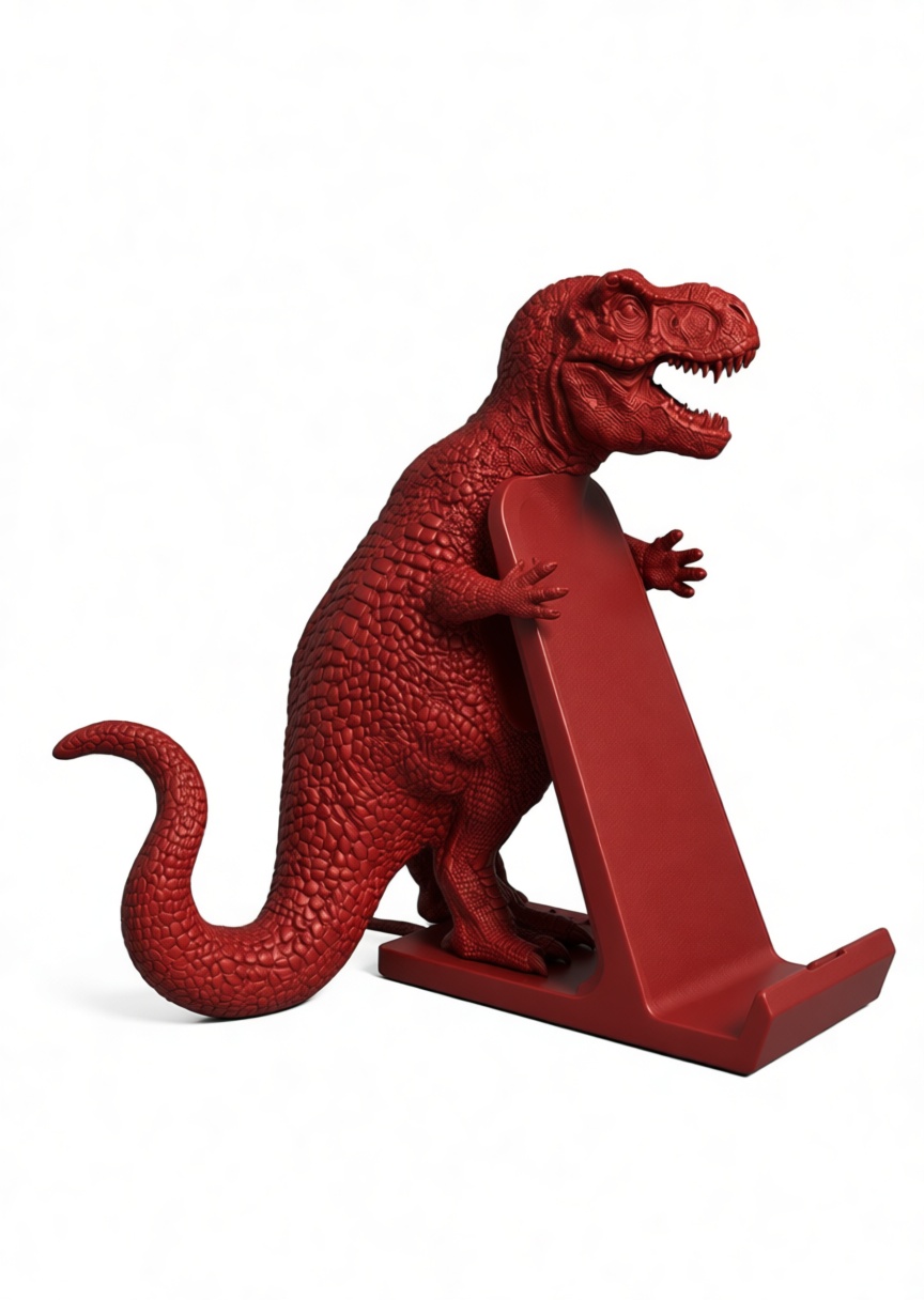 T-Rex Phone Stand free 3D printable STL