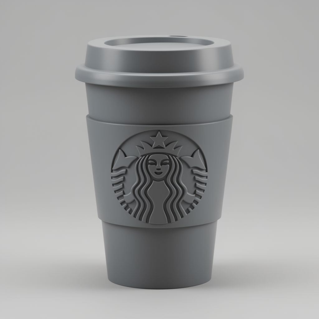 Starbucks Coffee Cup Model free 3D printable STL