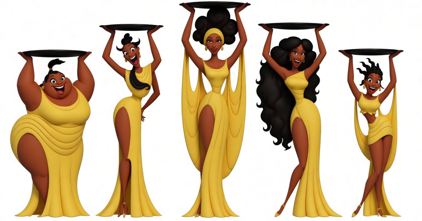 Stylized Woman Figurines free 3D printable STL