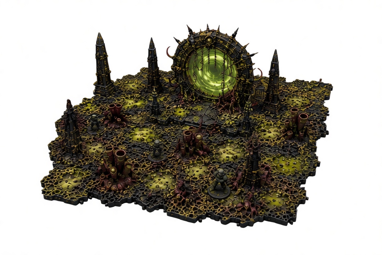 Warp Portal Terrain Model free 3D printable STL