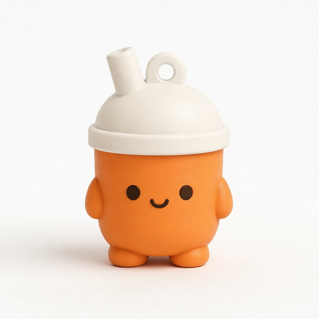 Cute Drink Bottle Figurine free 3D printable STL
