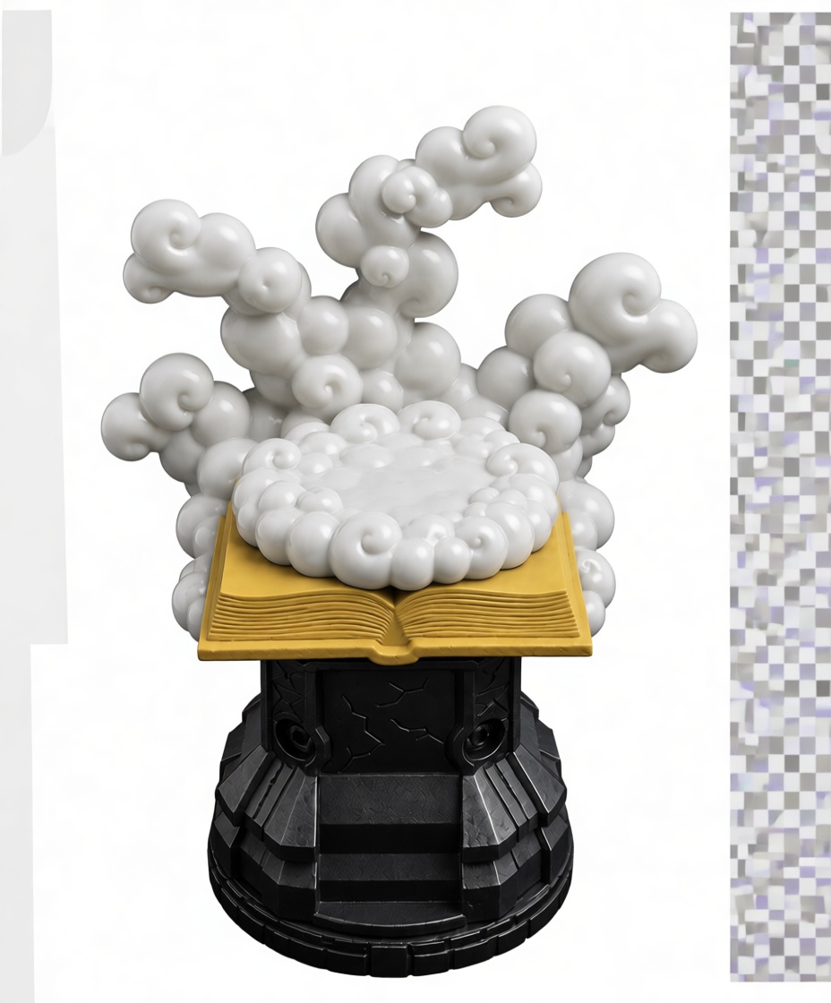 Magic Spellbook Sculpture free 3D printable STL
