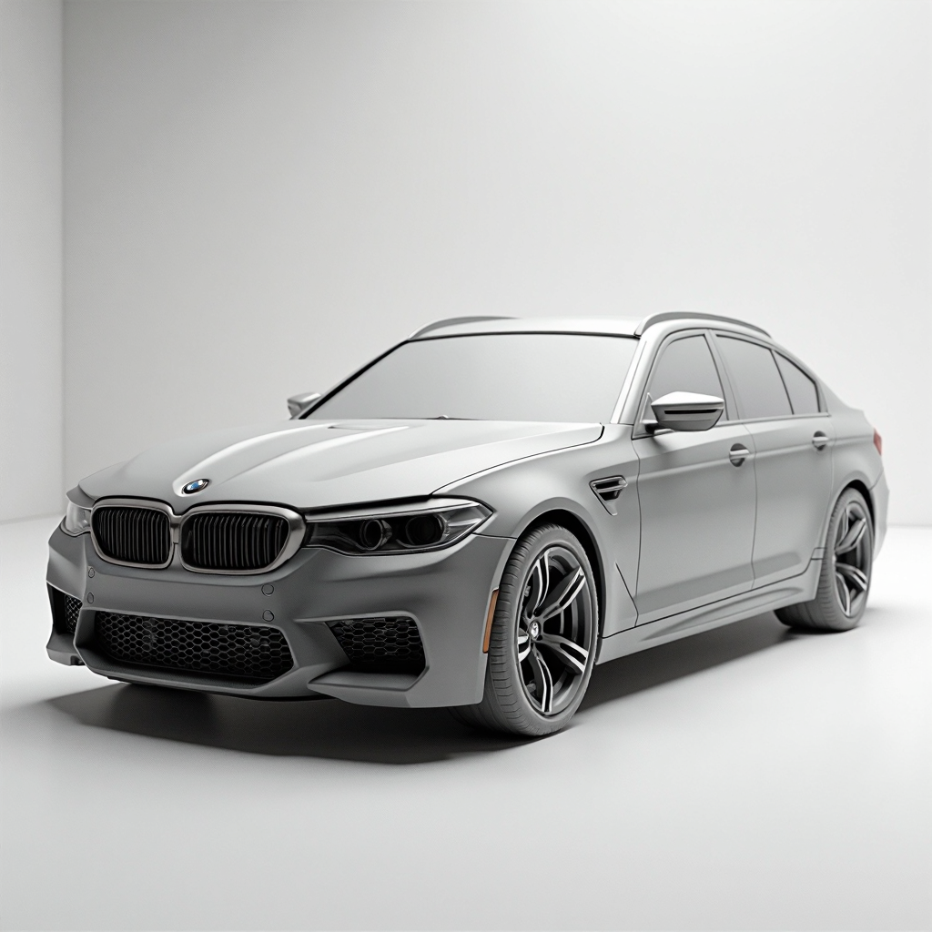 BMW M5 Detailed Model free 3D printable STL