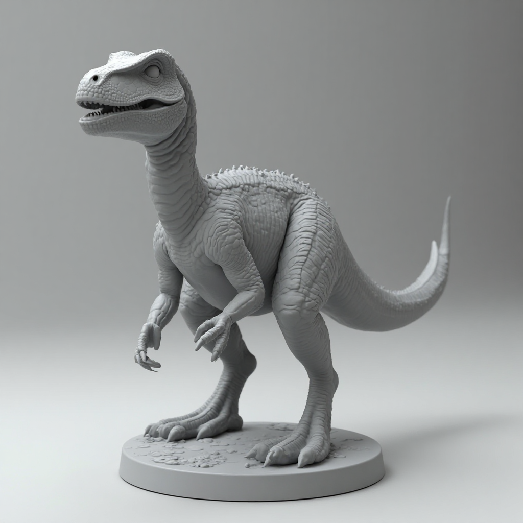 Velociraptor Creature Token free 3D printable STL